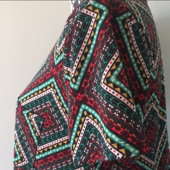 LuLaRoe Cassie Dress With Fall Colors Size Small - Picture 9 of 9